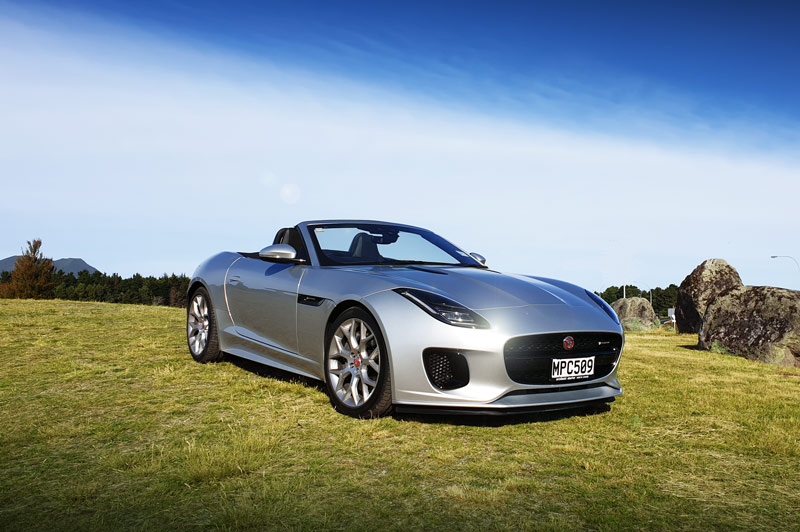 Jaguar F-Type Rental New Zealand. Convertible hire NZ 