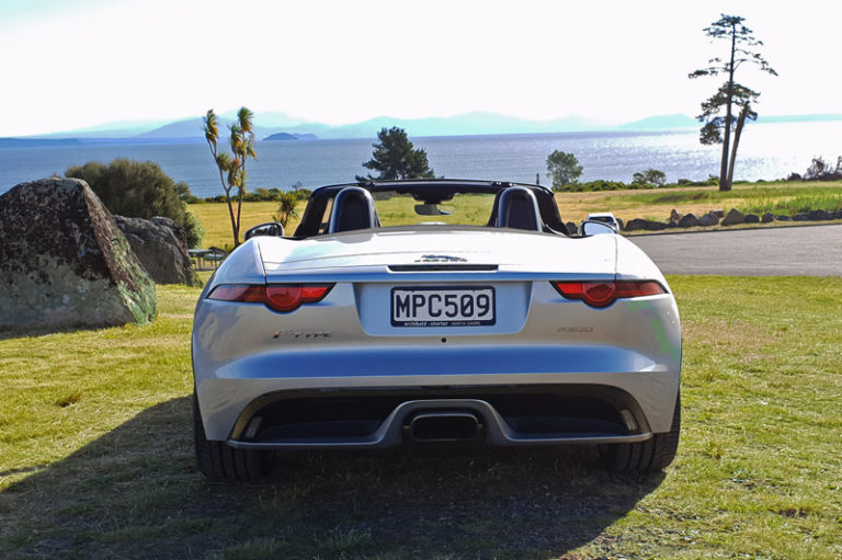 Jaguar F-Type Rental New Zealand. Convertible hire NZ 