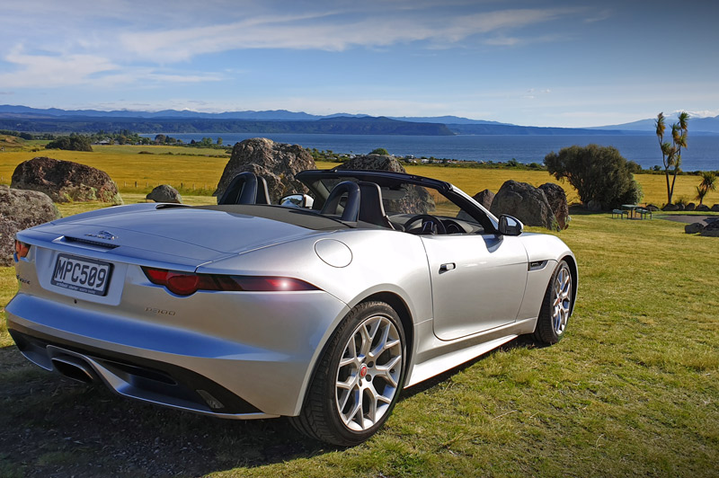 Jaguar F-Type Rental New Zealand. Convertible hire NZ 